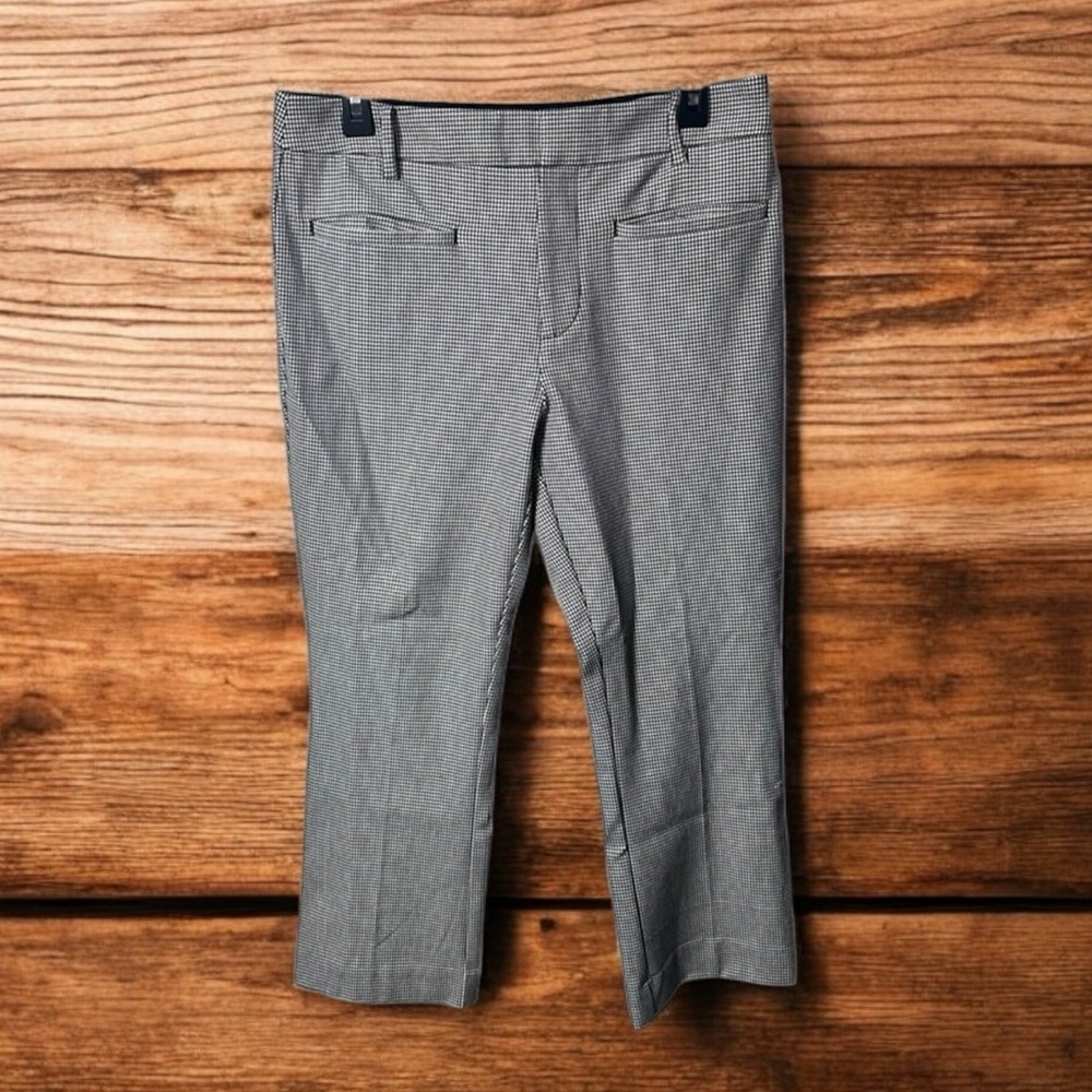 Anthropologie Gray Straight-Leg Pants